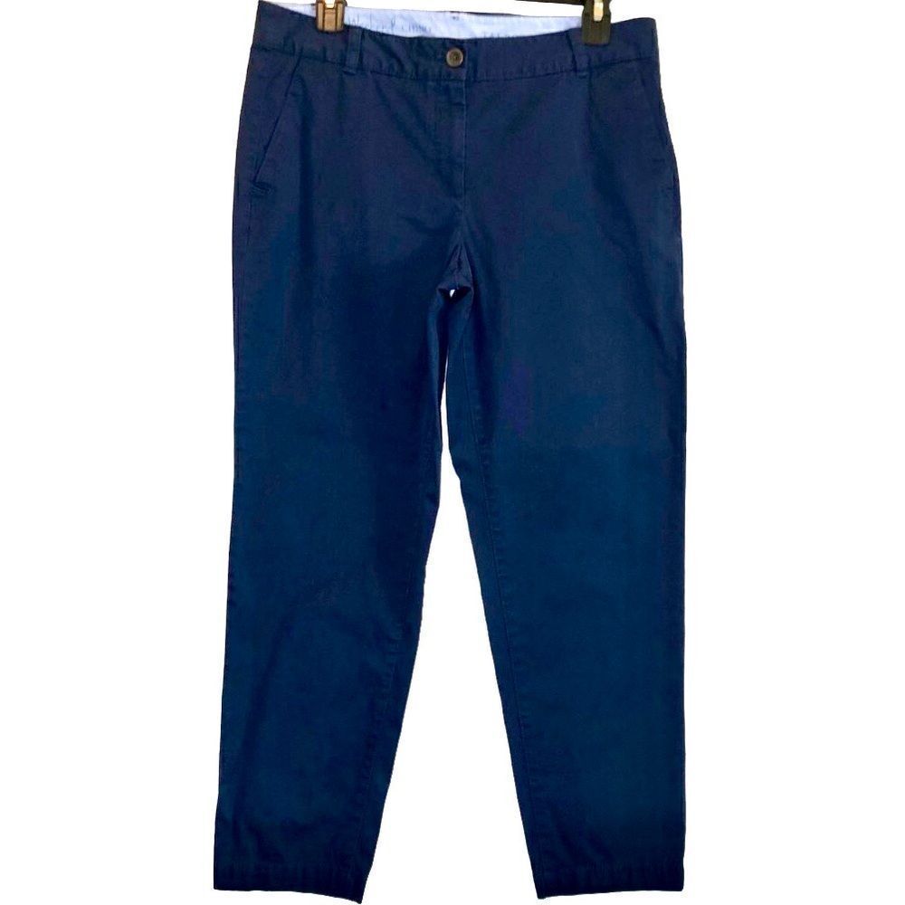 Talbots Weekend Cropped Chinos in Navy Blue Women’s 10P